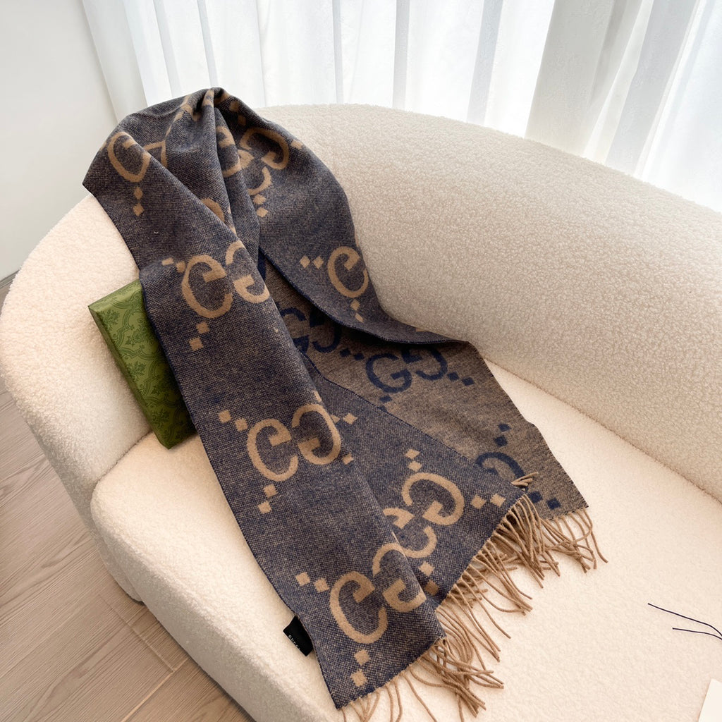 Gucci Jacquard Scarf - 973281738 - Photo 8