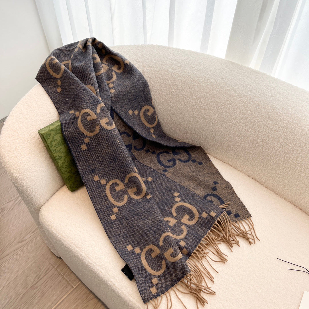 Gucci Jacquard Scarf - 973281738 - Photo 8