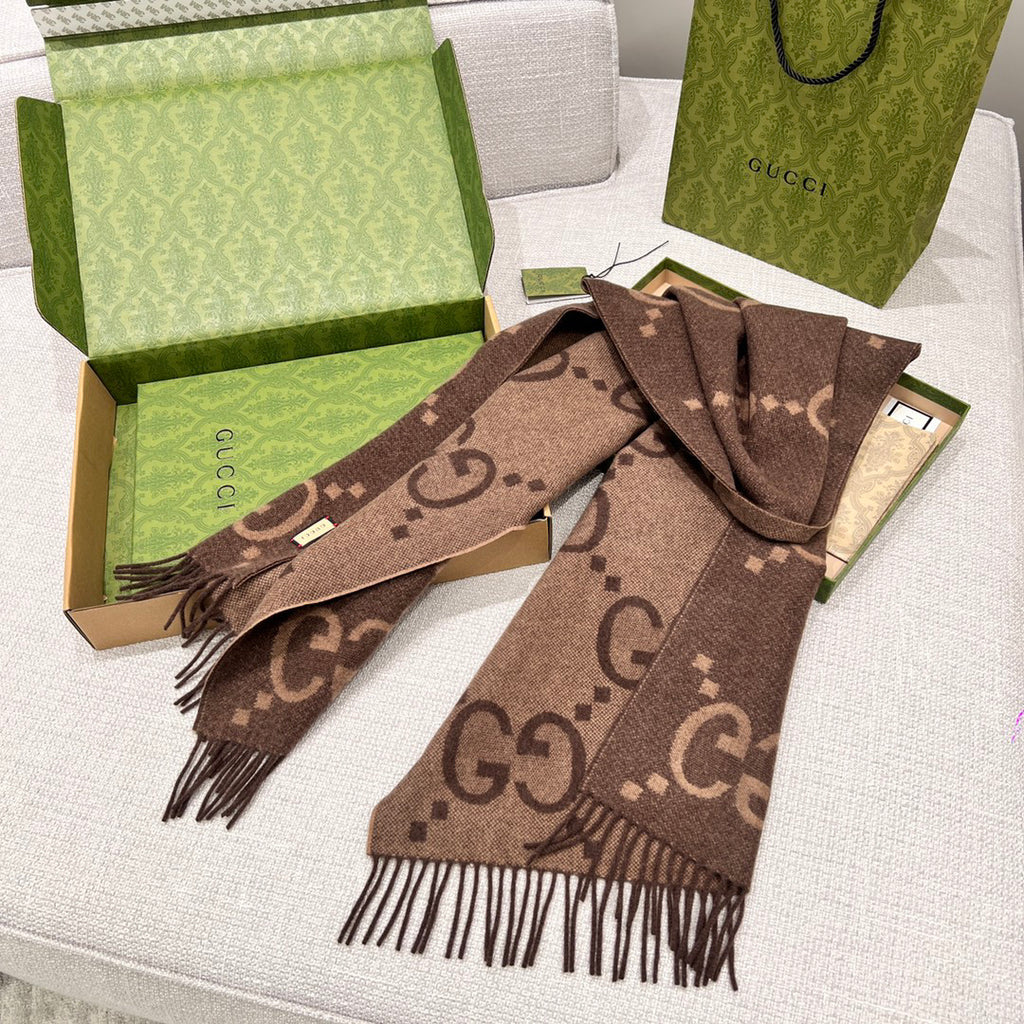 Gucci Jacquard Scarf - 984596771 - Photo 8