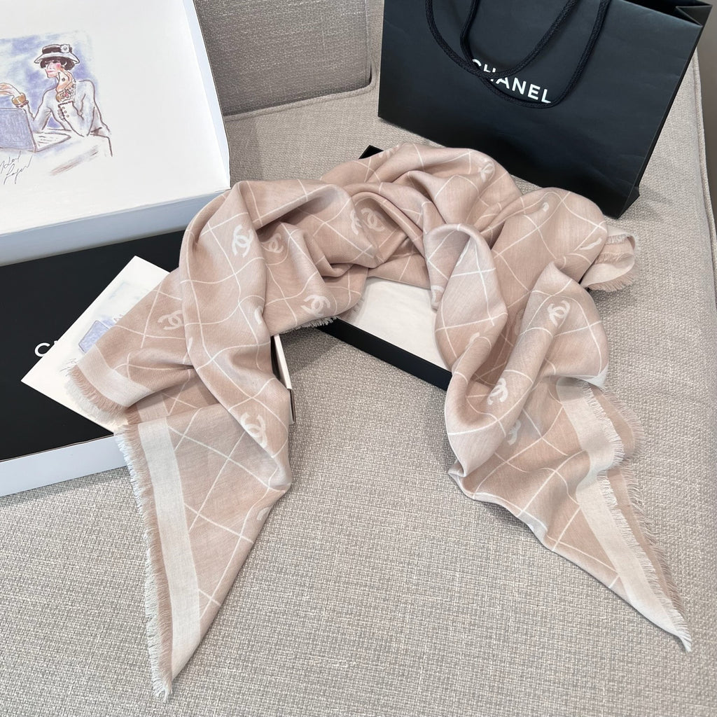 Chanel Jacquard Logo Detail Scarf - 1014310590 - Photo 8