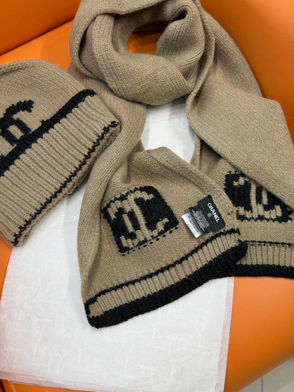 Chanel Jacquard Colorblock Accessory Set - 1245544584 - Photo 8
