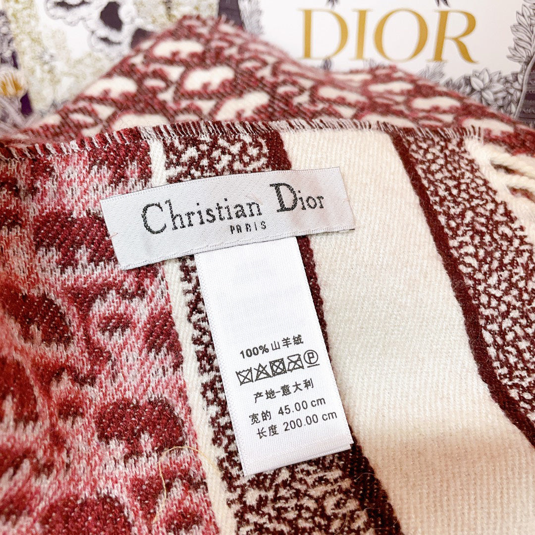 Dior Logo Detail Scarf - 974834882 - Photo 8