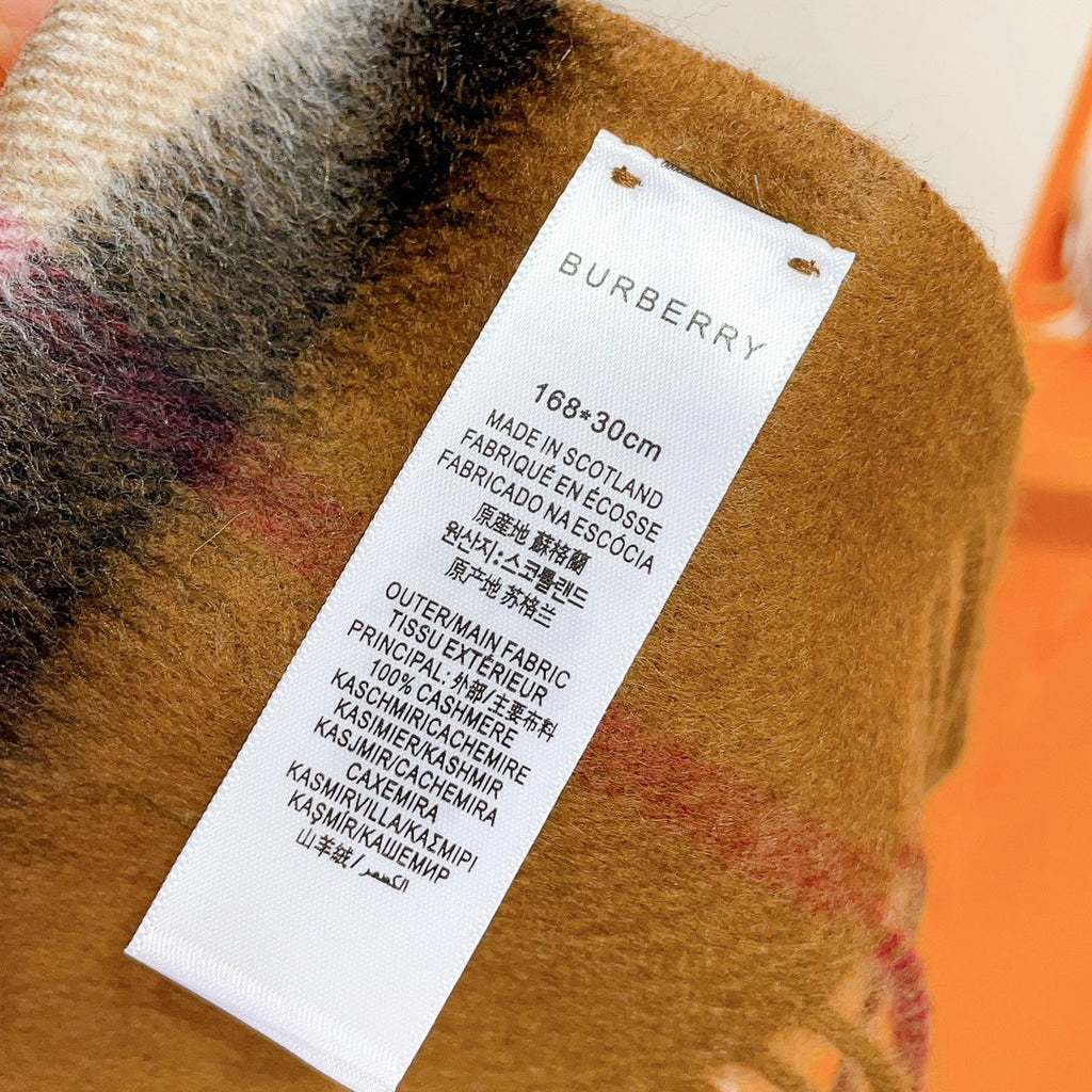 Burberry Check Pattern Scarf - 975221876 - Photo 8