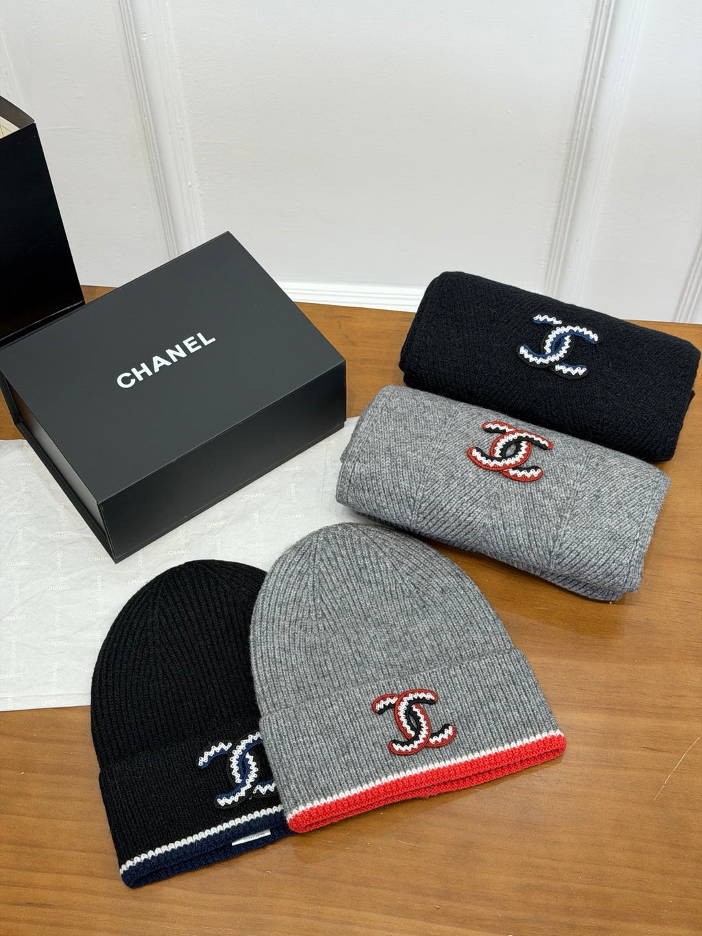 Chanel Embroidered Colorblock Accessory Set - 1245544792 - Photo 8