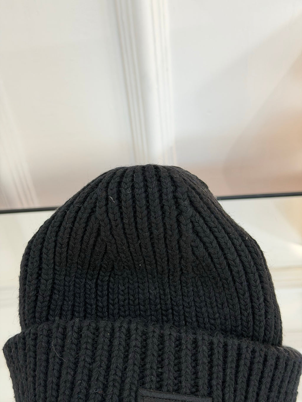 Acne Studios Logo Detail Knit Beanie - 1243996916 - Photo 8