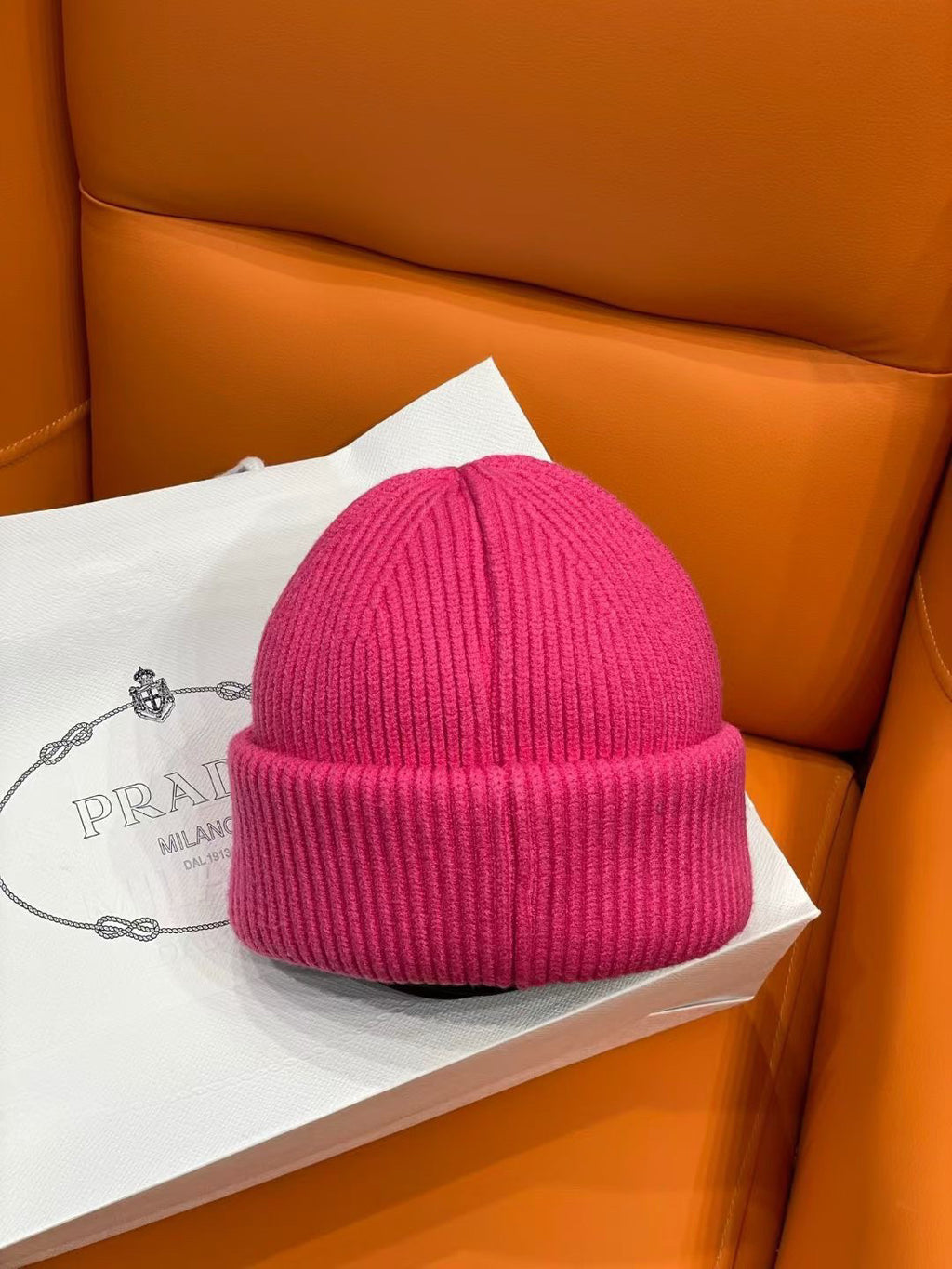 Prada Knit Beanie - 1141790756 - Photo 8