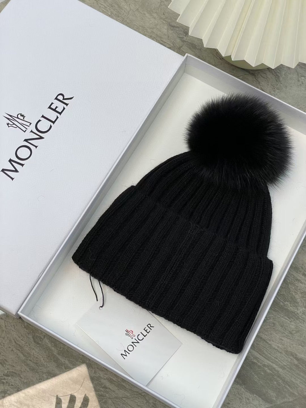 Moncler Knit Pom-Pom Beanie - 1107213972 - Photo 8