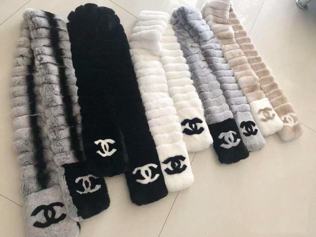 Chanel Logo Detail Scarf - 962272198 - Photo 8