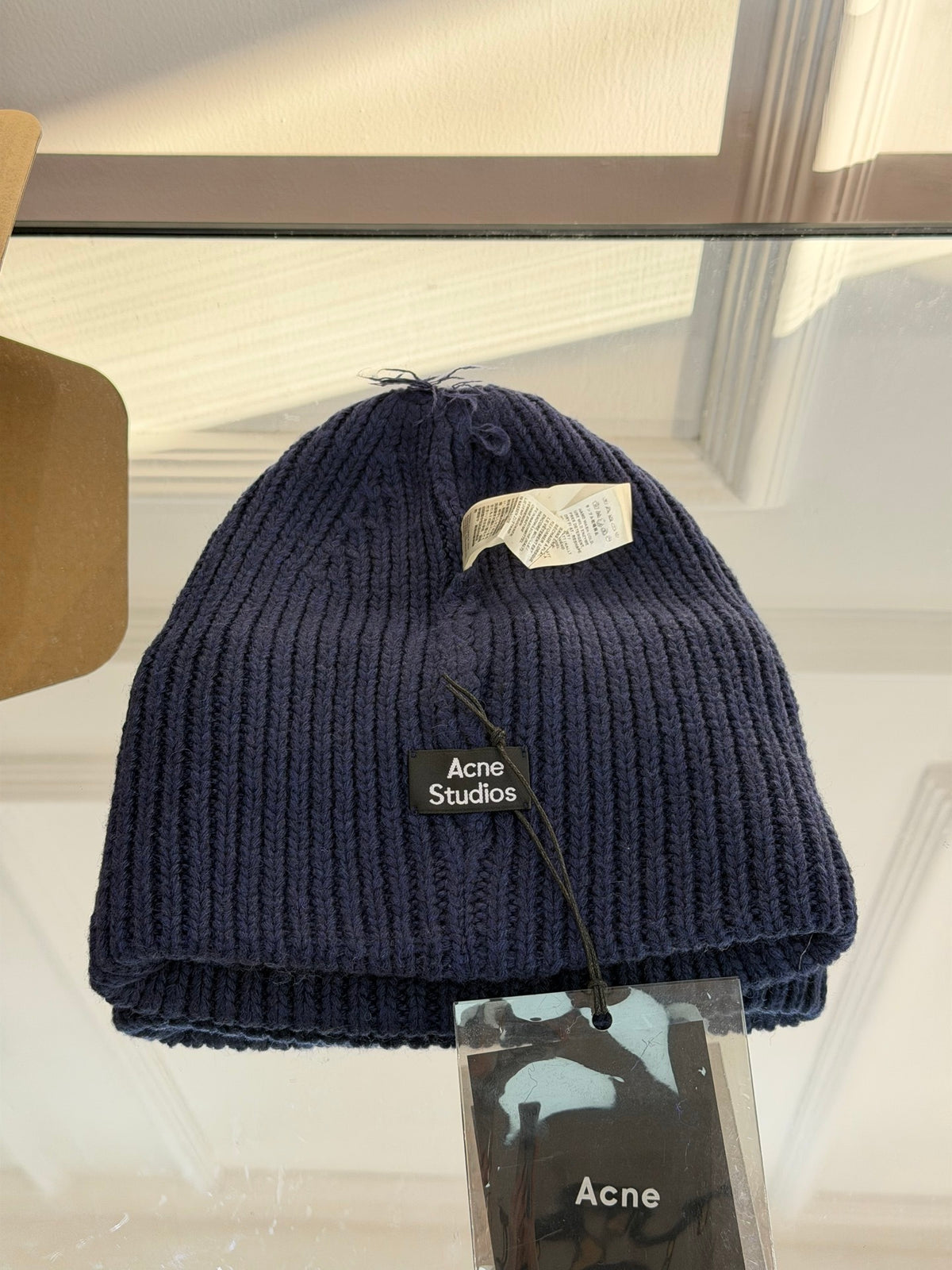 Acne Studios Embroidered Colorblock Beanie - 1243996902 - Photo 8