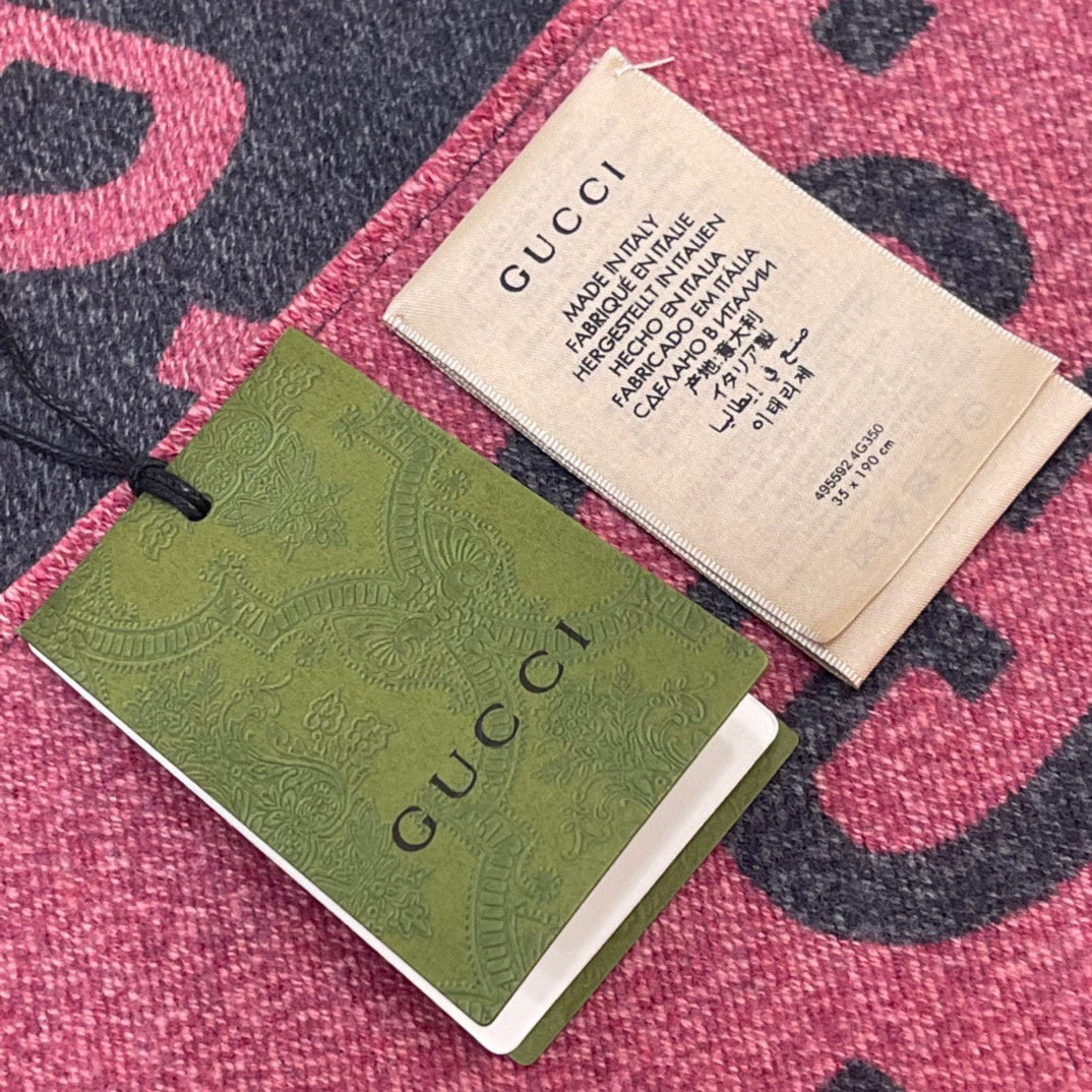 Gucci Jacquard Scarf - 981253139 - Photo 8