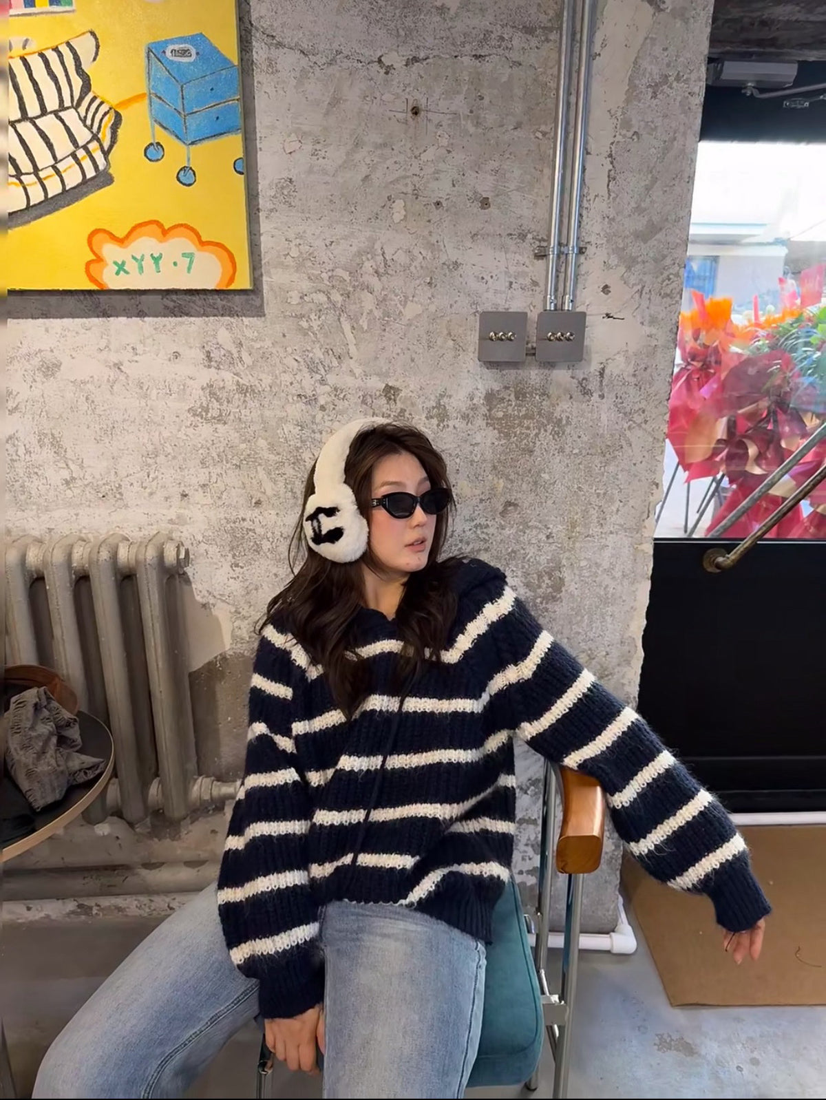 Chanel Logo Detail Earmuffs - 1141777662 - Photo 8