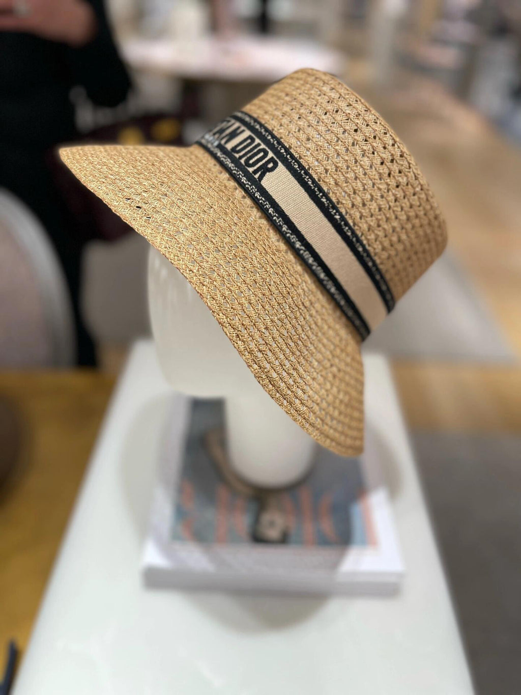 Dior Embroidered Logo Detail Sun Hat - 1009272011 - Photo 8