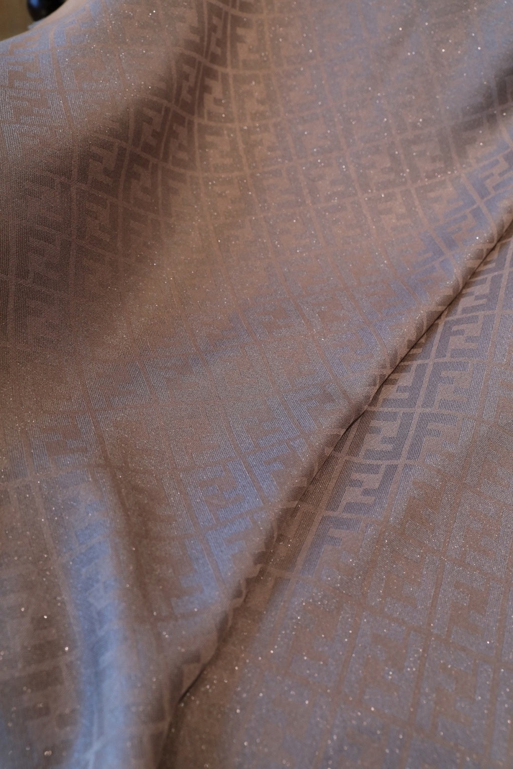 Fendi Jacquard Logo Detail Square Scarf - 1245375014 - Photo 8