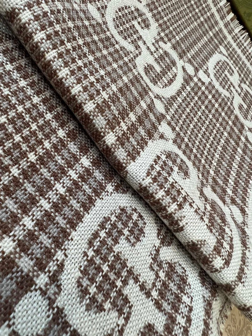 Gucci Check Pattern Scarf - 944939655 - Photo 8