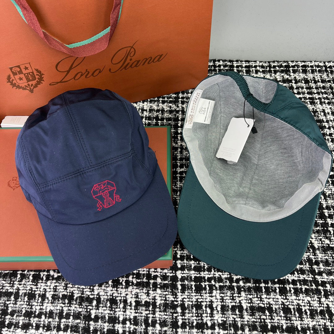 Loro Piana Embroidered Logo Detail Baseball Cap - 1005769149 - Photo 8