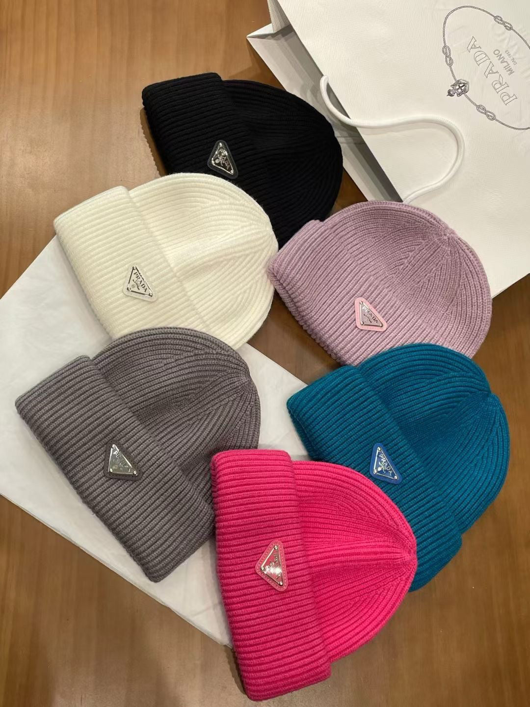 Prada Knit Beanie - 1141790595 - Photo 9
