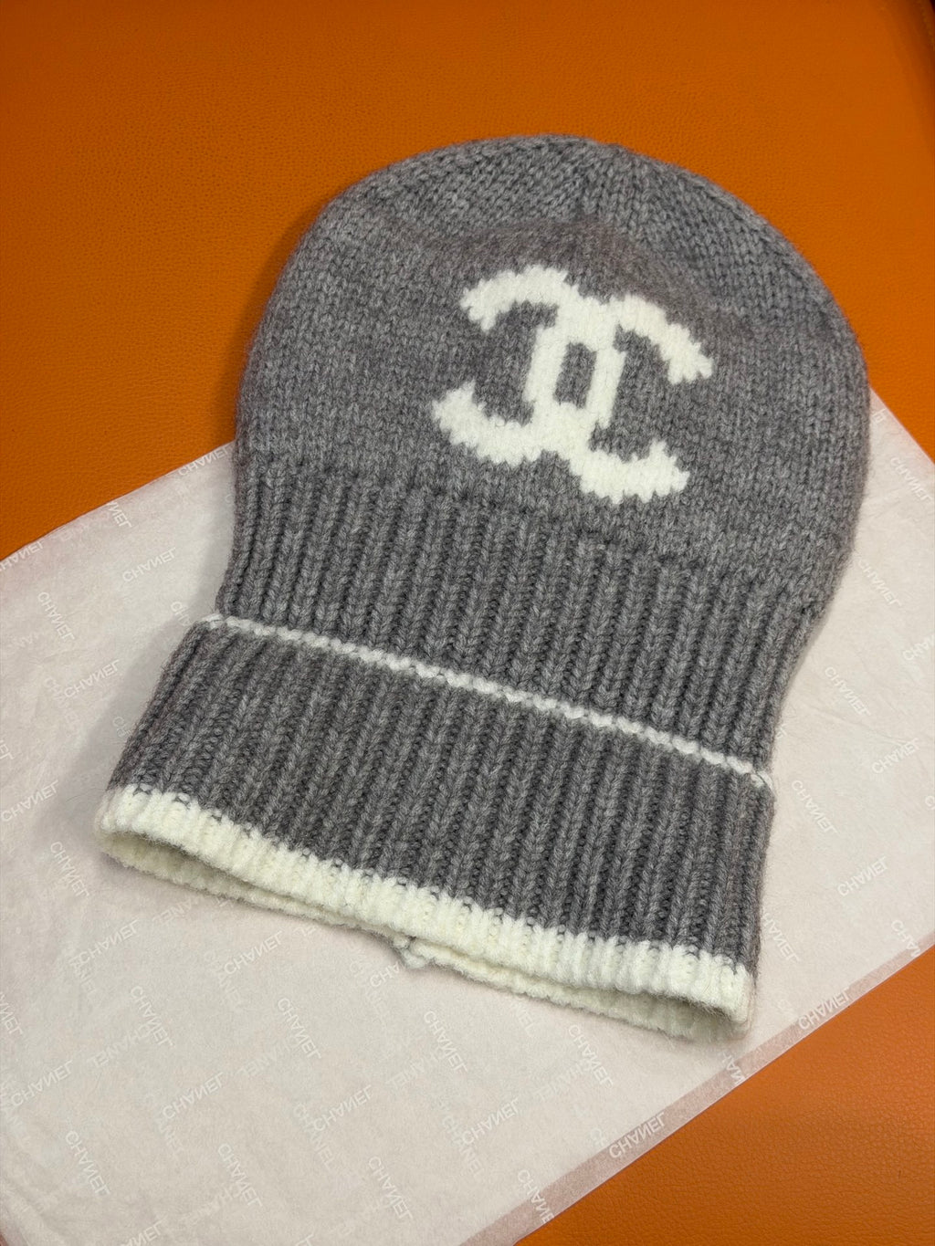 Chanel Jacquard Colorblock Beanie - 1245543566 - Photo 9