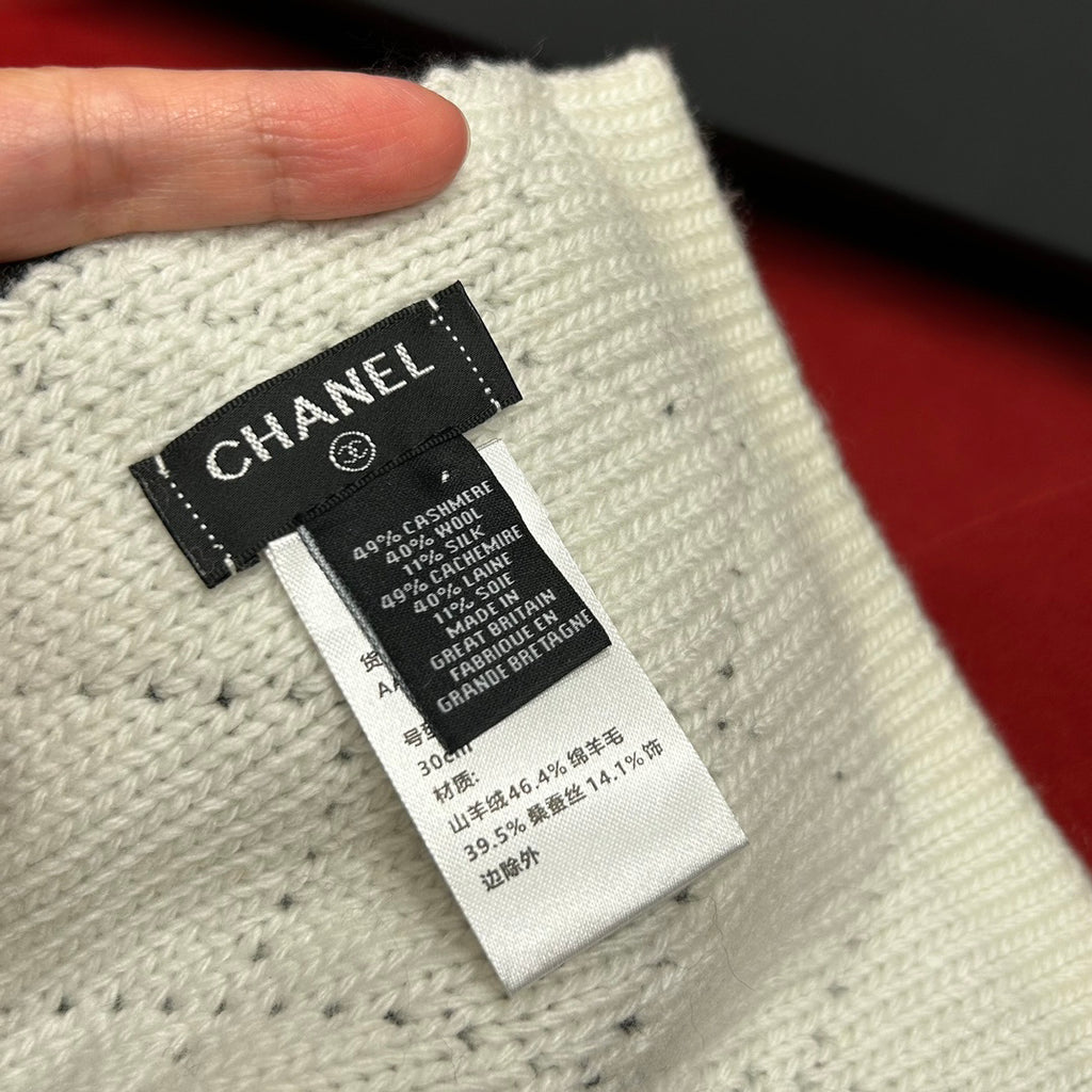 Chanel Jacquard Scarf - 984597904 - Photo 9