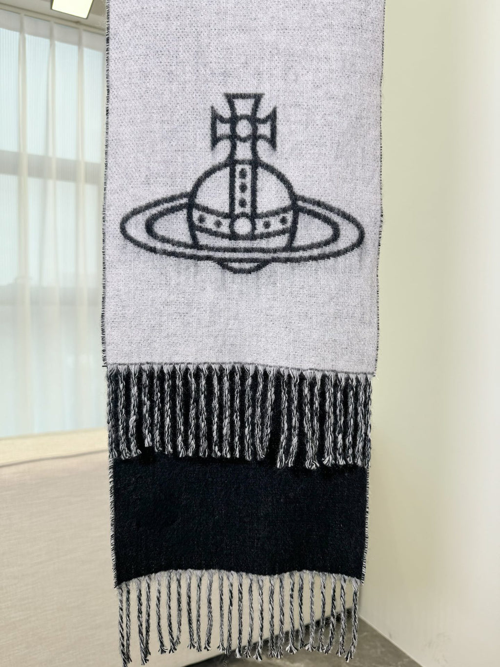 Vivienne Westwood Jacquard Logo Detail Scarf - 973237879 - Photo 9