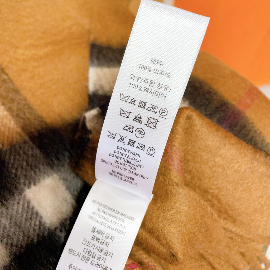 Burberry Check Pattern Scarf - 975221876 - Photo 9