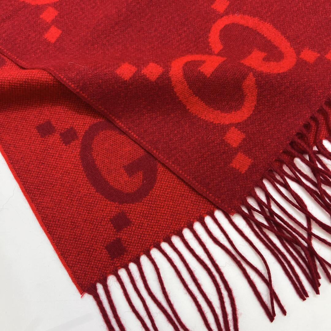 Gucci Jacquard Colorblock Scarf - 990116171 - Photo 9