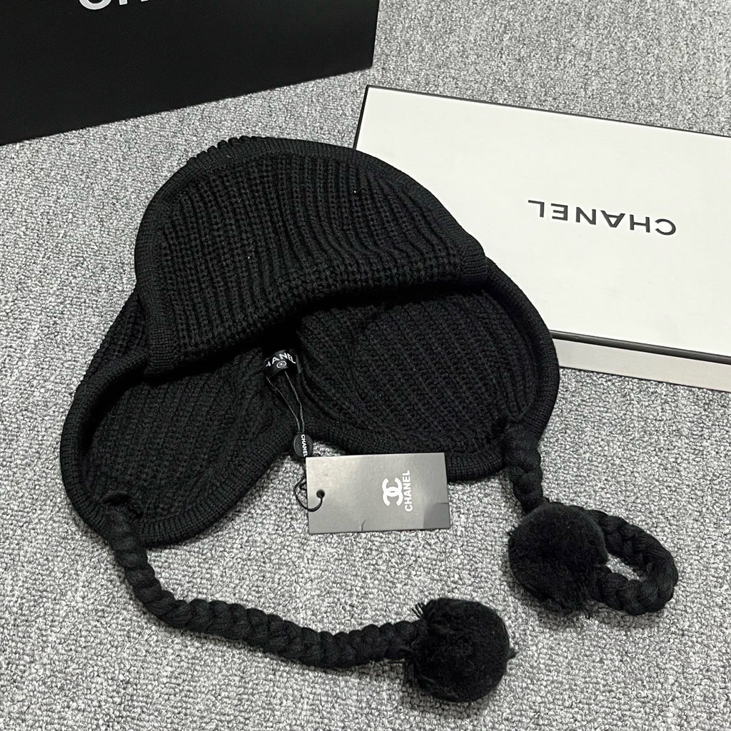 Chanel Logo Detail Knit Beanie - 1141779119 - Photo 9
