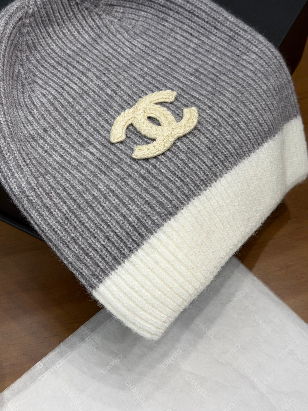 Chanel Knit Beanie - 1245543842 - Photo 9