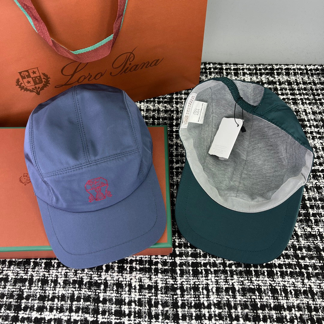 Loro Piana Embroidered Logo Detail Baseball Cap - 1005769149 - Photo 9