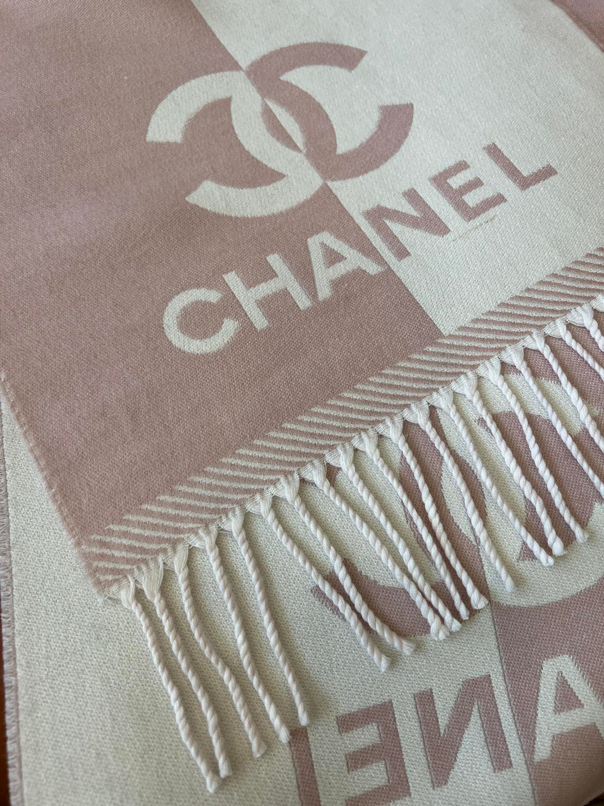 Chanel Jacquard Colorblock Scarf - 985843958 - Photo 9