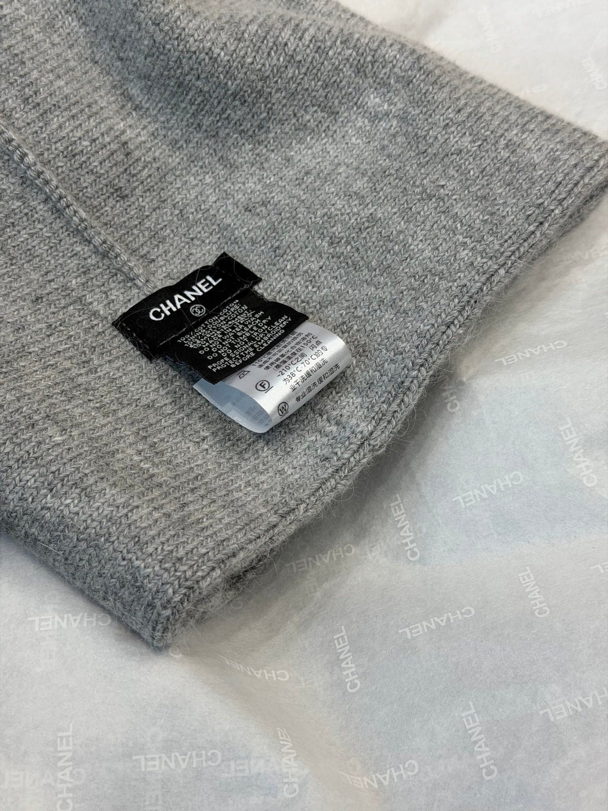 Chanel Knit Beanie - 1245544674 - Photo 9