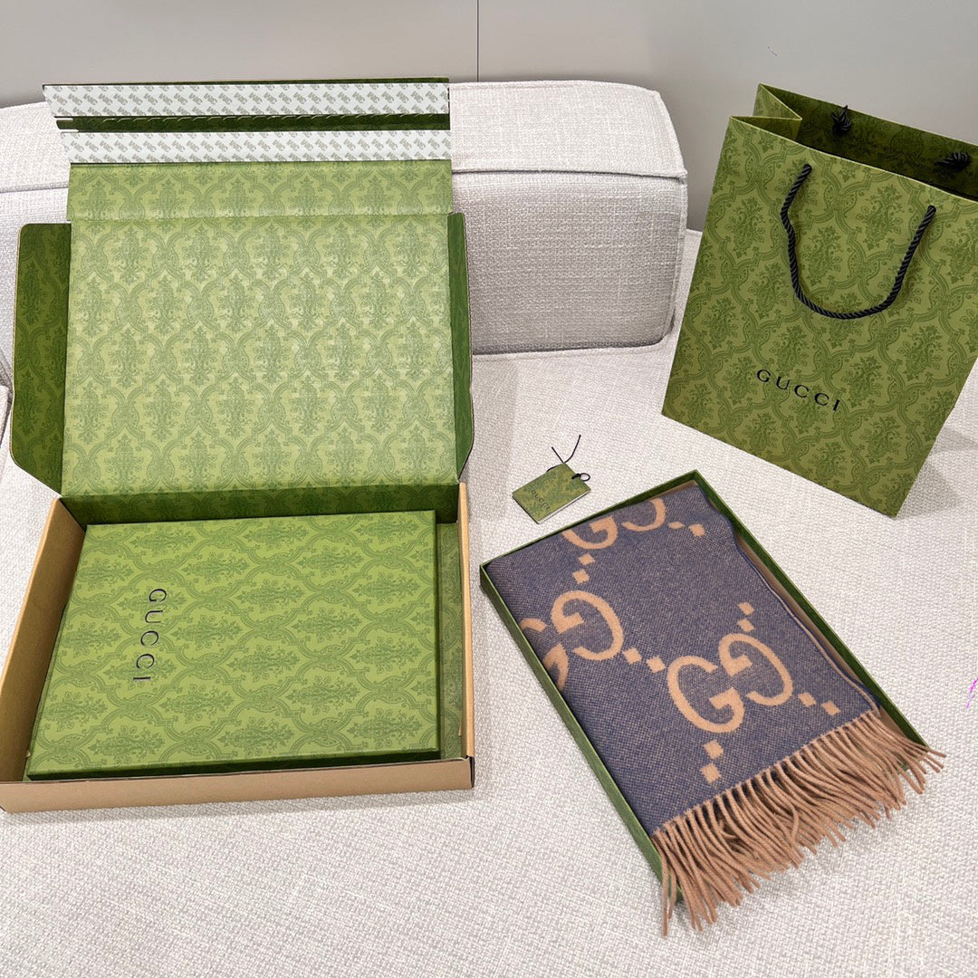 Gucci Jacquard Scarf - 984596760 - Photo 9