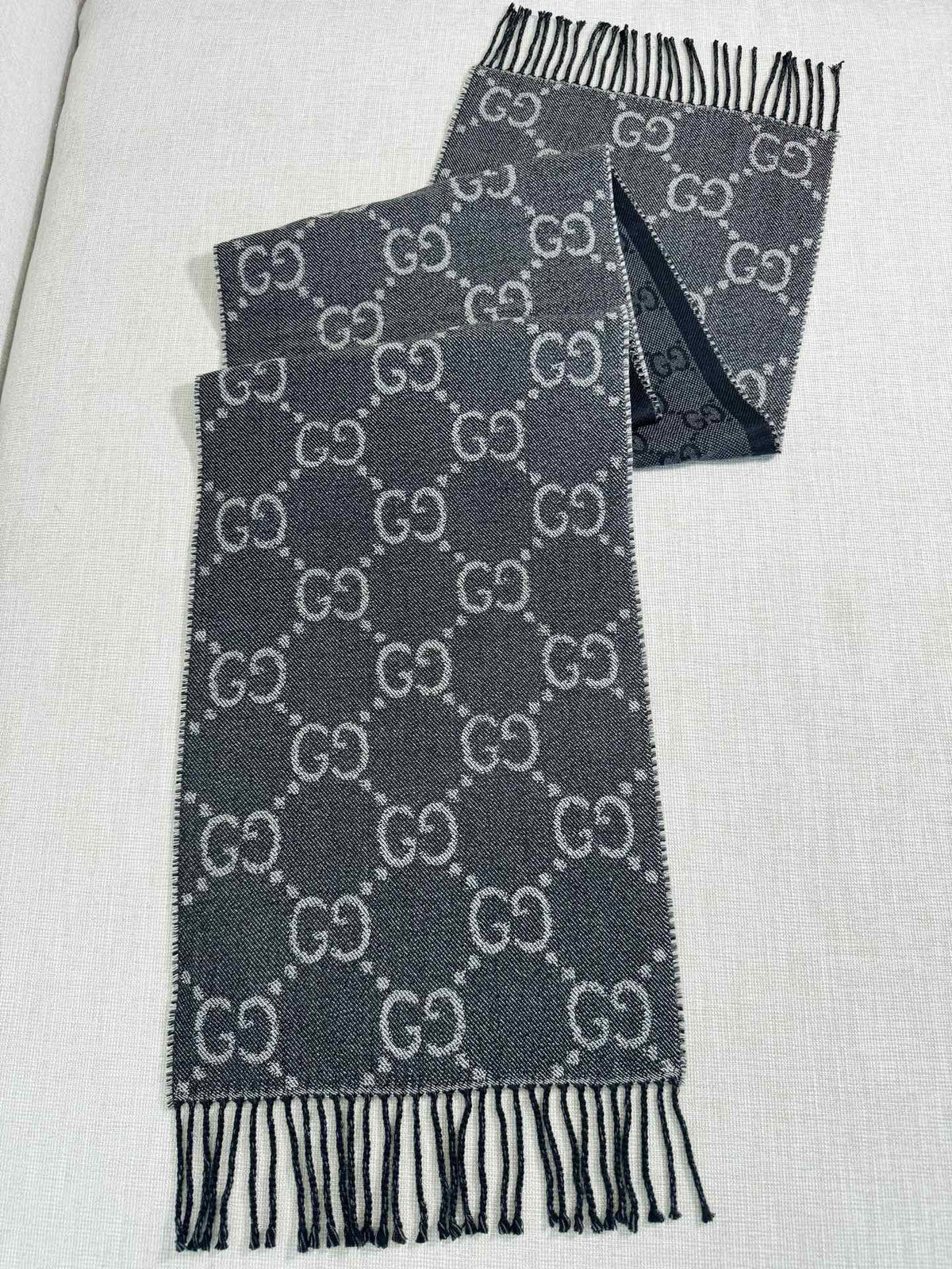 Gucci Jacquard Scarf - 973282352 - Photo 9