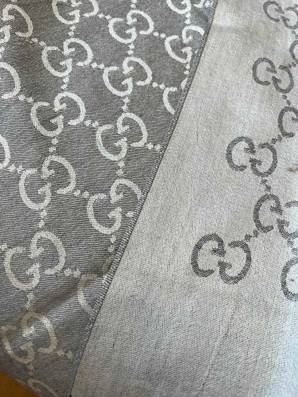 Gucci Jacquard Logo Detail Scarf - 934801552 - Photo 9