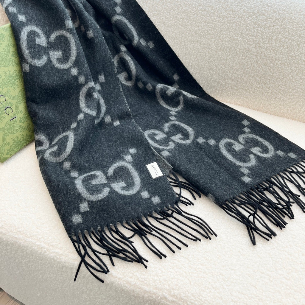 Gucci Jacquard Scarf - 973281671 - Photo 9