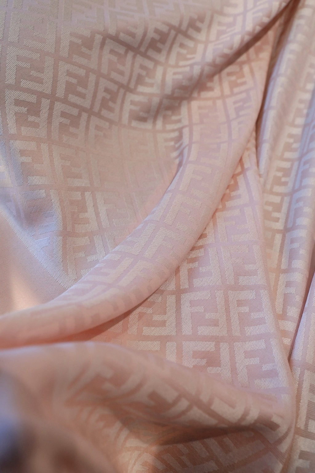 Fendi Jacquard Logo Detail Square Scarf - 1245374419 - Photo 9