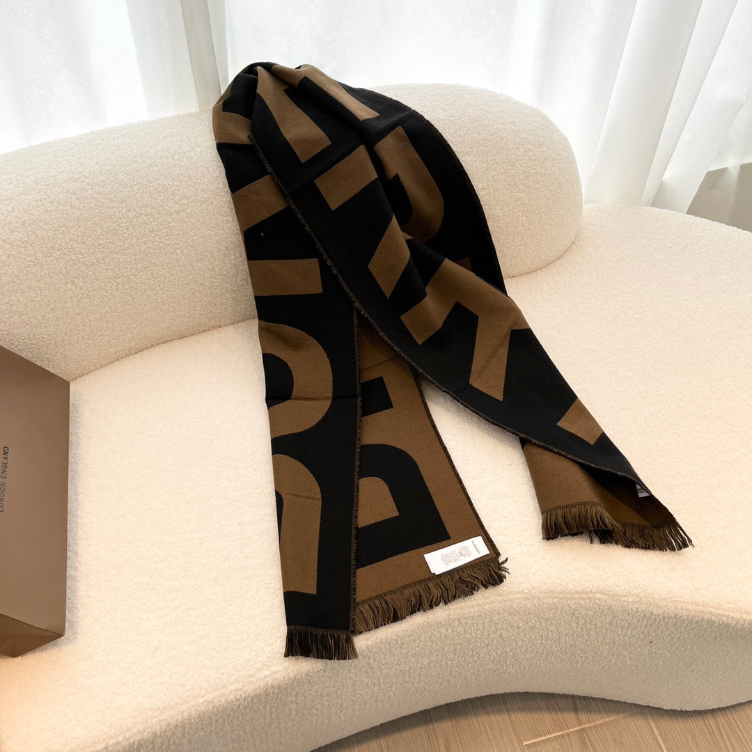 Burberry Logo Detail Scarf - 975220361 - Photo 9