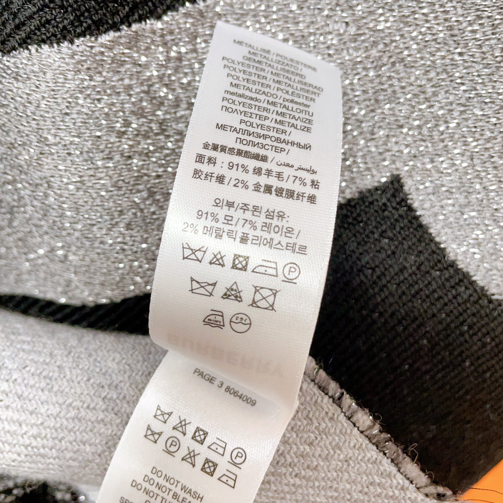 Burberry Jacquard Logo Detail Scarf - 974834316 - Photo 9