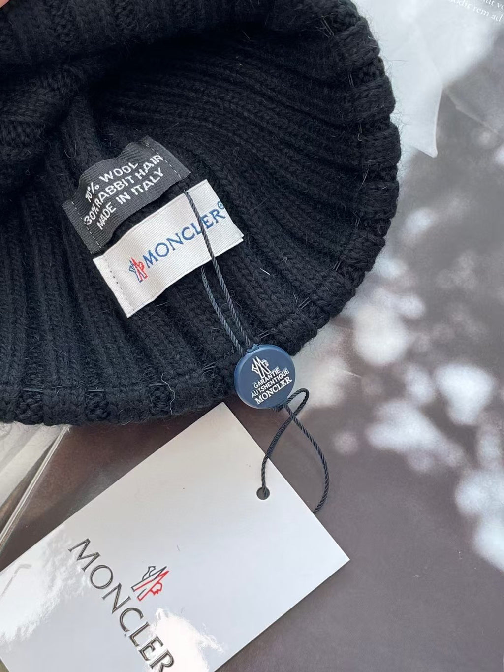 Moncler Knit Pom-Pom Beanie - 1107213972 - Photo 9