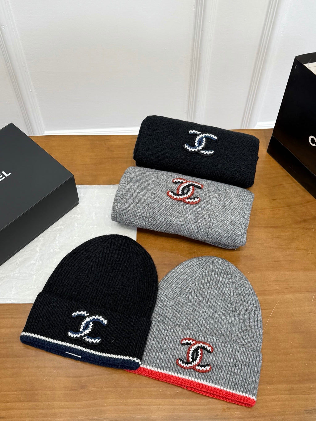 Chanel Embroidered Colorblock Accessory Set - 1245544792 - Photo 9